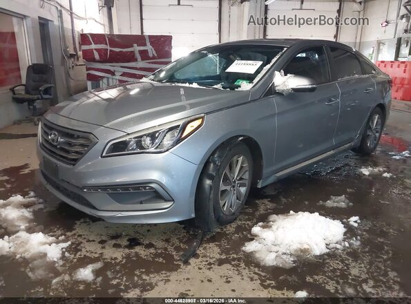 5NPE34AF4GH428349 2016 HYUNDAI SONATA Silver Przód lewy