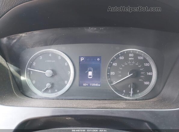5NPE34AF4HH567396 2017 HYUNDAI SONATA Красный Вид задних сидений