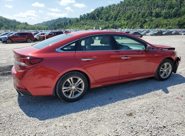 5NPE34AF4KH813600 2019 HYUNDAI SONATA Red 