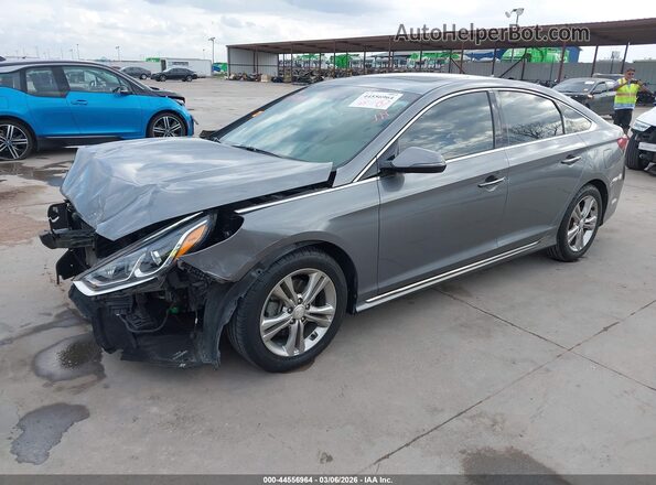5NPE34AF5KH739992 2019 HYUNDAI SONATA Gray 