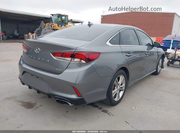 5NPE34AF5KH739992 2019 HYUNDAI SONATA Gray 