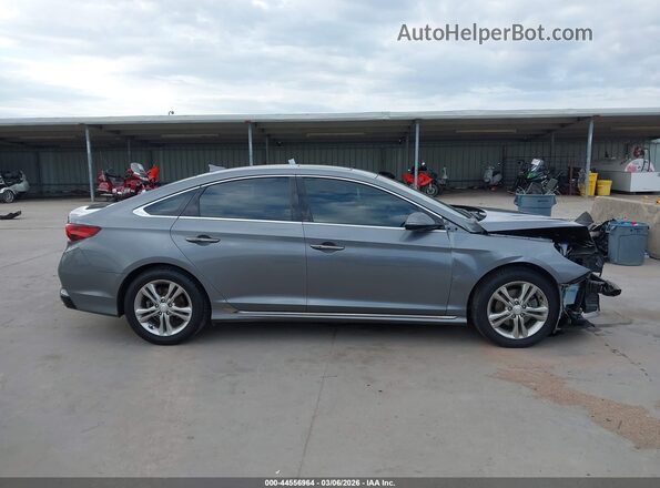 5NPE34AF5KH739992 2019 HYUNDAI SONATA Gray 
