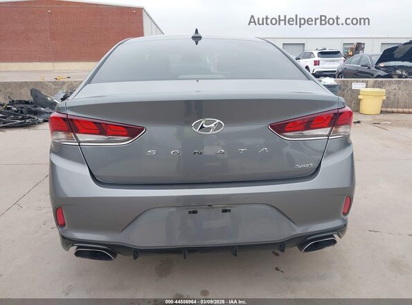 5NPE34AF5KH739992 2019 HYUNDAI SONATA Gray 