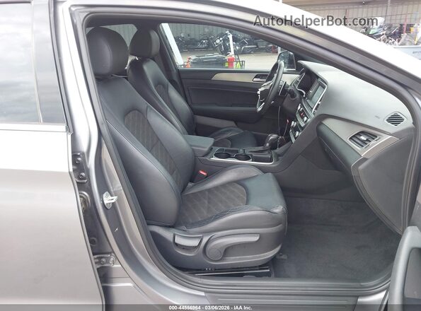 5NPE34AF5KH739992 2019 HYUNDAI SONATA Gray 