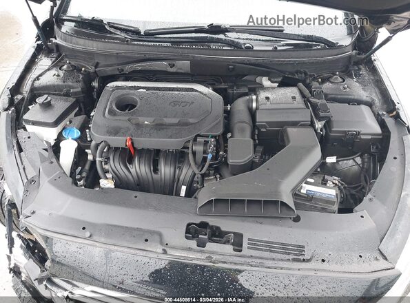 5NPE34AF6JH688534 2018 HYUNDAI SONATA Black უკანა ხედი