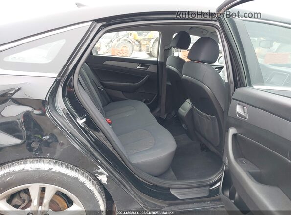 5NPE34AF6JH688534 2018 HYUNDAI SONATA Black VIN კოდის სტიკერის ხედი