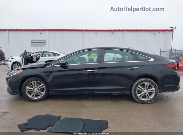 5NPE34AF6JH688534 2018 HYUNDAI SONATA Black სალონის 360-გრადუსიანი ხედი