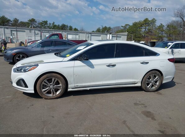 5NPE34AF6JH710323 2018 HYUNDAI SONATA Белый Панорамный вид салона 360°