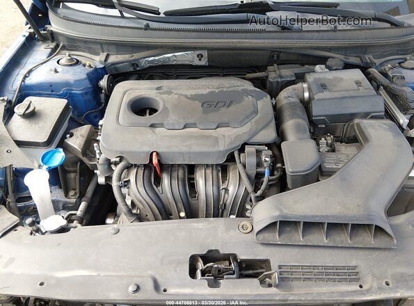 5NPE34AF6KH733442 2019 HYUNDAI SONATA Dark Blue Vista trasera