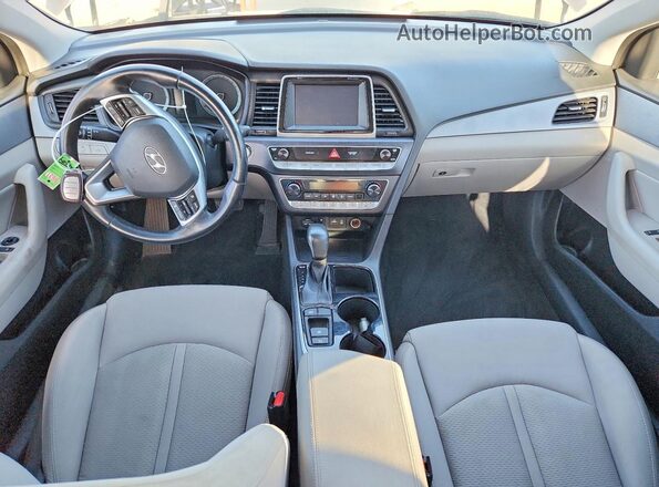 5NPE34AF6KH790370 2019 HYUNDAI SONATA Gray 