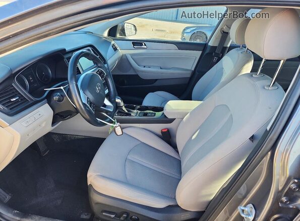 5NPE34AF6KH790370 2019 HYUNDAI SONATA Gray 