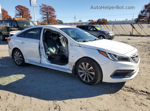 5NPE34AF7GH262554 2016 HYUNDAI SONATA White წინა მარჯვენა