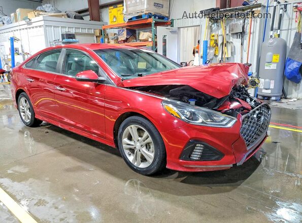 5NPE34AF7KH762335 2019 HYUNDAI SONATA Red Առջևի աջ