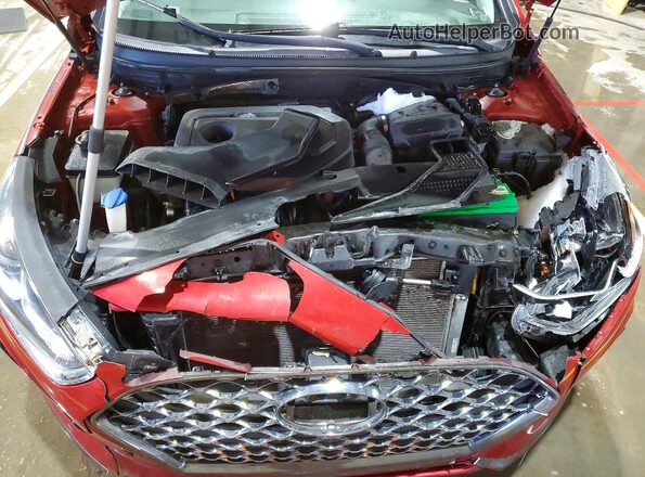 5NPE34AF7KH762335 2019 HYUNDAI SONATA Red Սալոնի հետևի տեսք