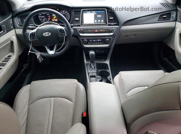 5NPE34AF7KH768720 2019 HYUNDAI SONATA Black 