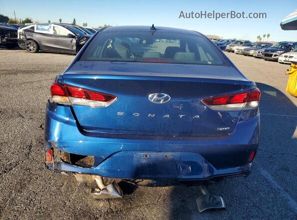 5NPE34AF7KH821755 2019 HYUNDAI SONATA Синий 
