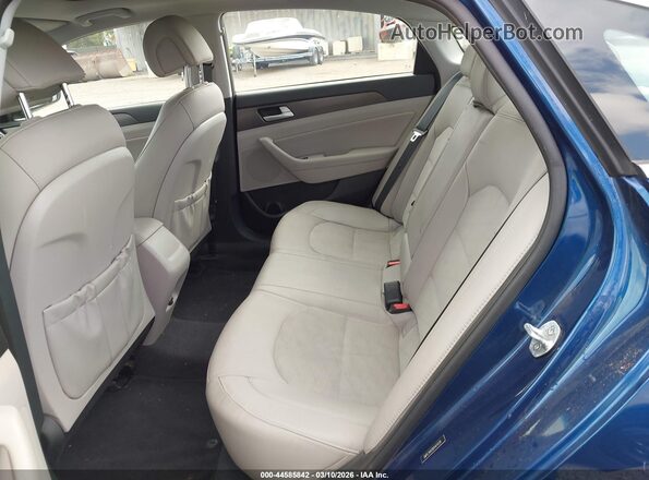 5NPE34AF8GH414129 2016 HYUNDAI SONATA Blue Widok naklejki z numerem VIN