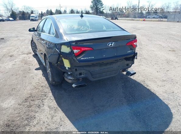 5NPE34AF8HH506777 2017 HYUNDAI SONATA Черный Вид спереди
