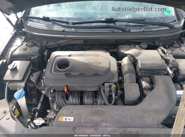 5NPE34AF8HH506777 2017 HYUNDAI SONATA Черный Вид сзади