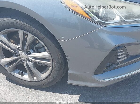 5NPE34AF8JH636970 2018 HYUNDAI SONATA Gray 