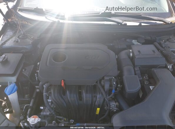 5NPE34AF8JH636970 2018 HYUNDAI SONATA Gray უკანა ხედი