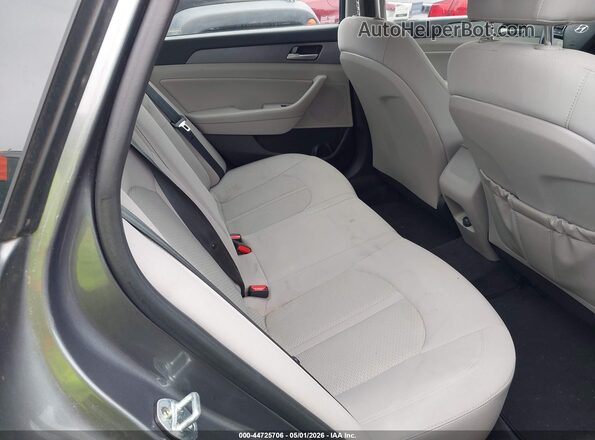 5NPE34AF8JH636970 2018 HYUNDAI SONATA Gray VIN კოდის სტიკერის ხედი
