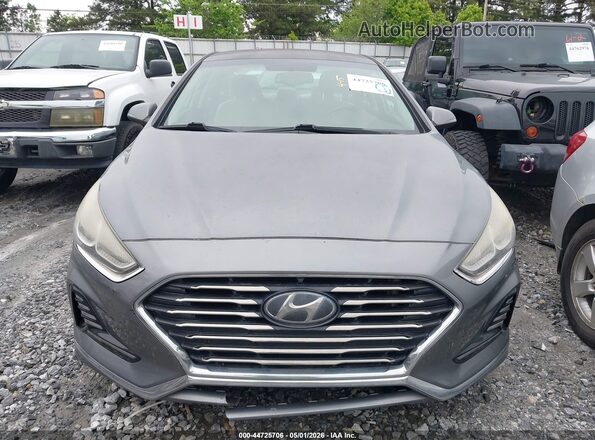5NPE34AF8JH636970 2018 HYUNDAI SONATA Gray ხელსაწყოთა პანელის ხედი