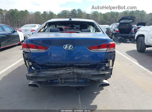 5NPE34AF8KH774784 2019 HYUNDAI SONATA Blue 