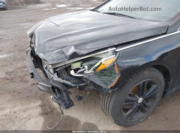 5NPE34AF9JH631826 2018 HYUNDAI SONATA Black Front view