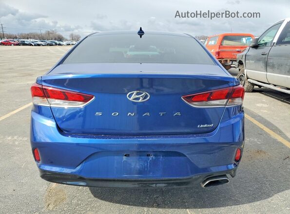 5NPE34AFXKH741267 2019 HYUNDAI SONATA Blue 