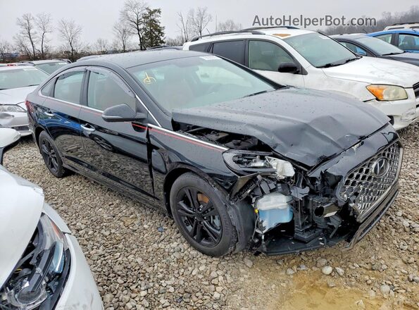 5NPE34AFXKH761552 2019 HYUNDAI SONATA Black 