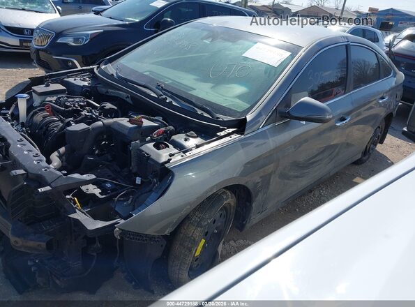 5NPE34AFXKH784264 2019 HYUNDAI SONATA Gray Przód lewy