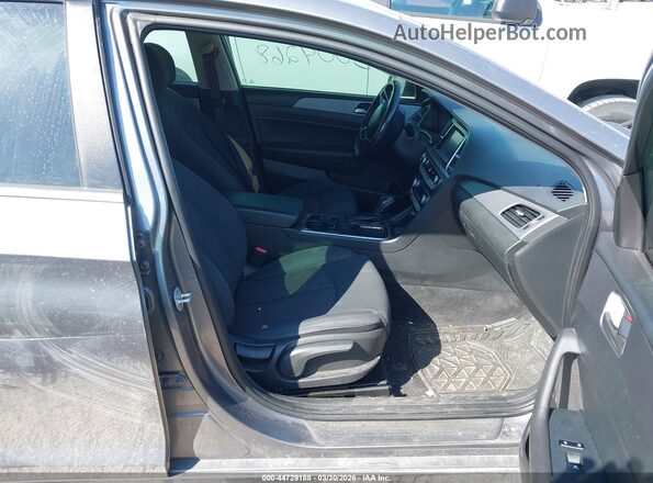 5NPE34AFXKH784264 2019 HYUNDAI SONATA Gray Widok wnętrza z przodu