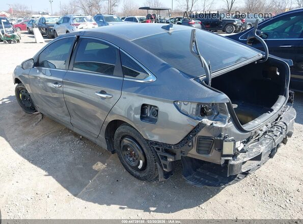 5NPE34AFXKH784264 2019 HYUNDAI SONATA Gray Tył lewy
