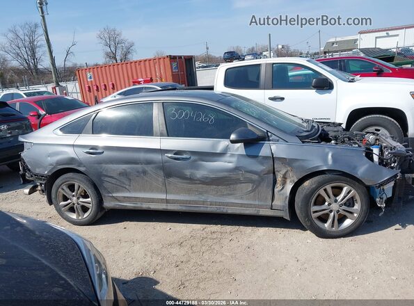 5NPE34AFXKH784264 2019 HYUNDAI SONATA Gray Widok wnętrza z tyłu