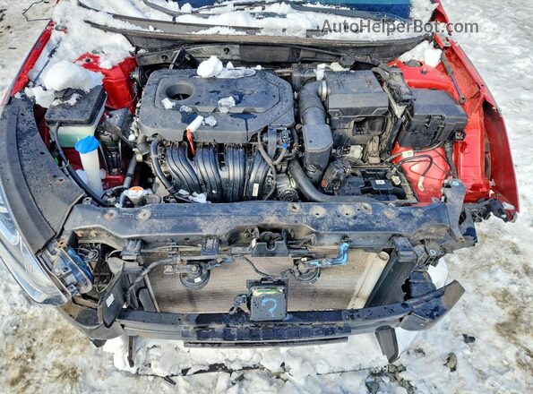 5NPE34AFXKH818106 2019 HYUNDAI SONATA Red 
