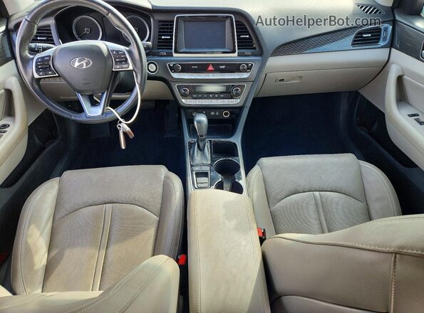 5NPE34AFXKH818106 2019 HYUNDAI SONATA Red 