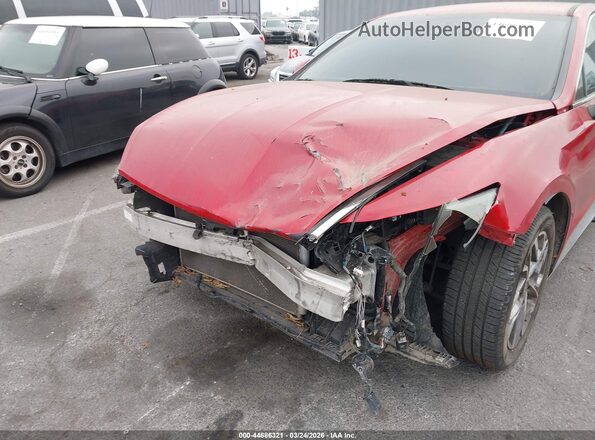 5NPEF4JA0LH034708 2020 HYUNDAI SONATA Red Вид спереду