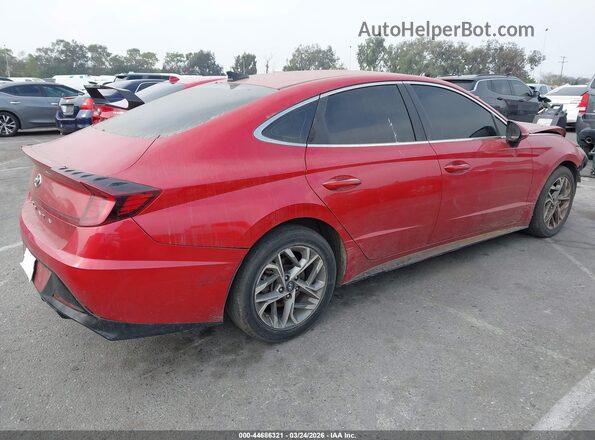 5NPEF4JA0LH034708 2020 HYUNDAI SONATA Red Задня права чверть