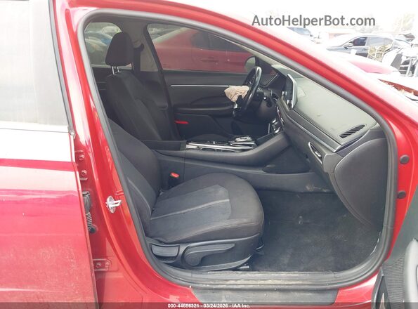 5NPEF4JA0LH034708 2020 HYUNDAI SONATA Red Вид салону спереду