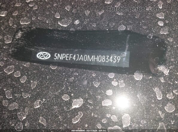5NPEF4JA0MH083439 2021 HYUNDAI SONATA Gray Շարժիչի բաժամունքի տեսք