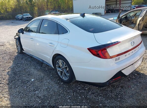 5NPEF4JA1MH078377 2021 HYUNDAI SONATA White Trasero izquierdo