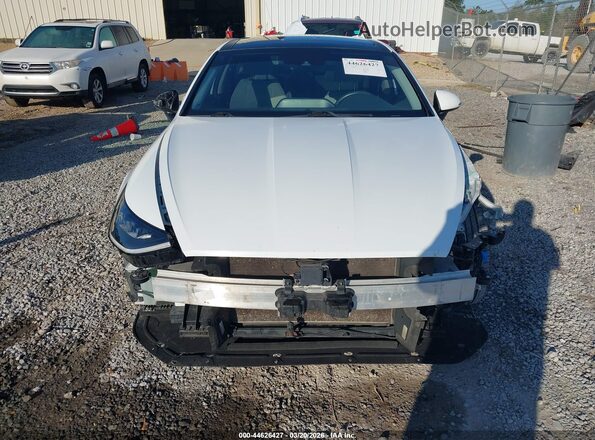 5NPEF4JA1MH078377 2021 HYUNDAI SONATA White Vista interior trasera
