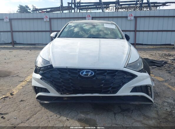 5NPEF4JA5MH109274 2021 HYUNDAI SONATA White Instrument cluster view