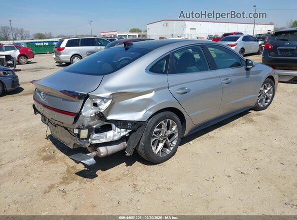 5NPEF4JA6MH120817 2021 HYUNDAI SONATA Silver Rear right