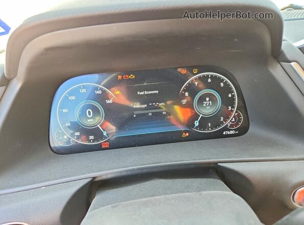 5NPEF4JA9MH102912 2021 HYUNDAI SONATA White Instrument cluster view