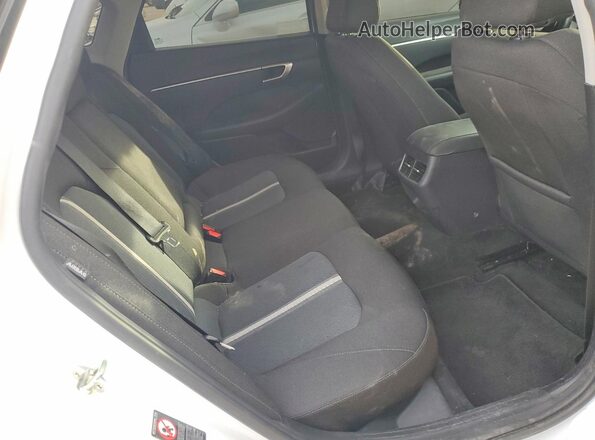 5NPEF4JA9MH102912 2021 HYUNDAI SONATA White Rear seats view