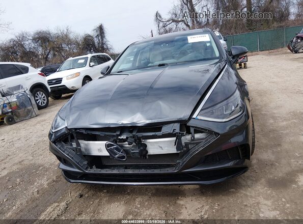 5NPEF4JAXLH016071 2020 HYUNDAI SONATA Gray Սարքավորումների վահանակի տեսք