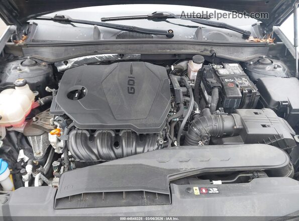 5NPEF4JAXMH104572 2021 HYUNDAI SONATA Black Rear view