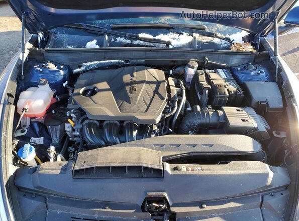 5NPEG4JA1MH094530 2021 HYUNDAI SONATA Blue Rear interior view